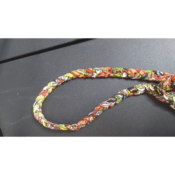 Silvergate Multi-color Paisley Print Boho Braided Spaghetti Strap Top Med - Picture 8 of 9